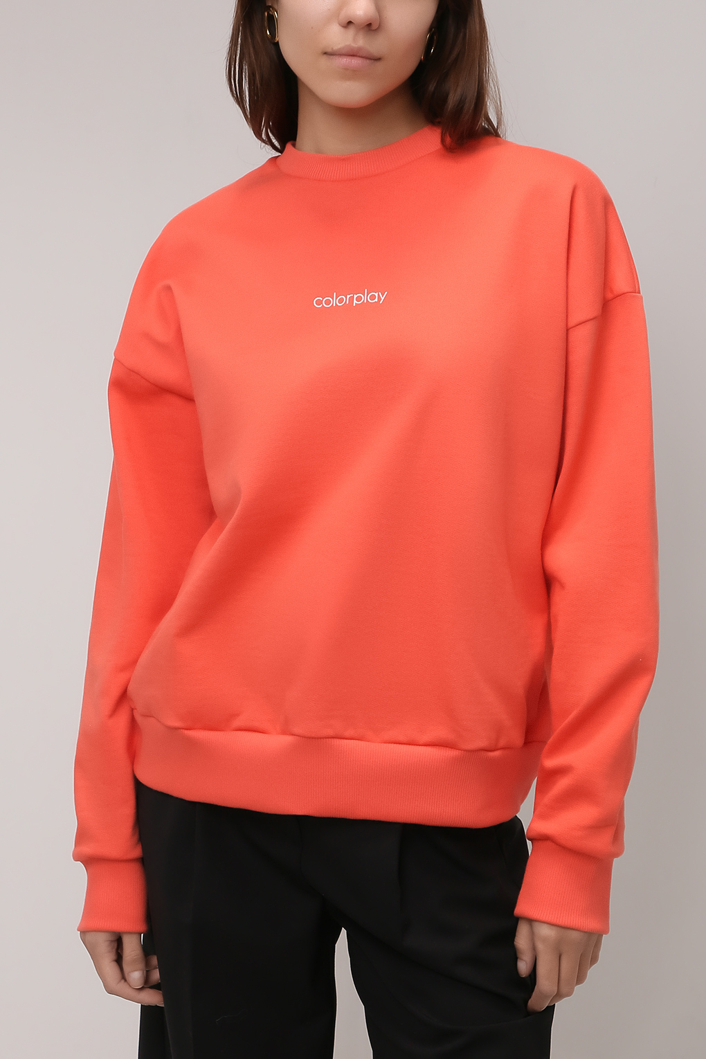 Свитшот женский COLORPLAY CP21081158 оранжевый XS