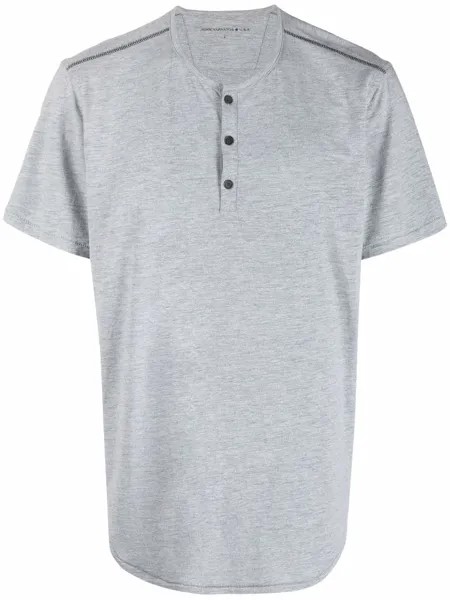 John Varvatos футболка с контрастной строчкой