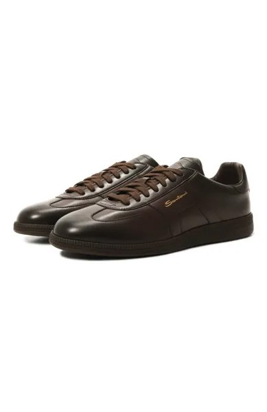 Кожаные кеды DBS-Olympic Santoni