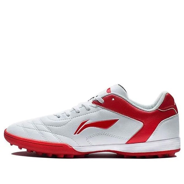 Кроссовки Li-Ning Training Soccer Shoes TF 'White Red', белый