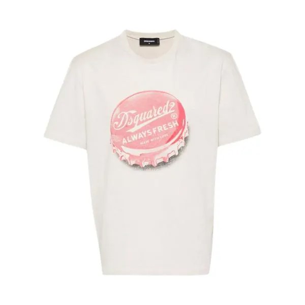 Футболка t-shirt mit grafischem print Dsquared2, мультиколор