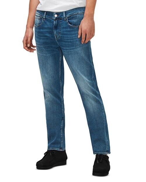 Джинсы Slimmy Slimmy Slim Fit Intuitive 7 For All Mankind, цвет Blue