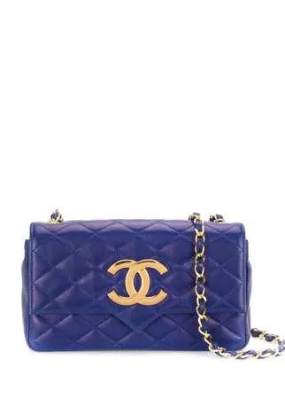 Chanel Pre-Owned стеганая сумка на плечо Flap 1990-х годов