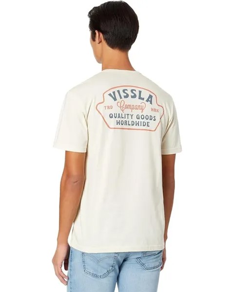 Футболка VISSLA Quality Goods Organic Tee, цвет Bone