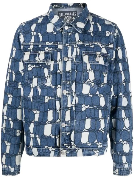 Billionaire Boys Club джинсовая куртка Gator Camo, синий
