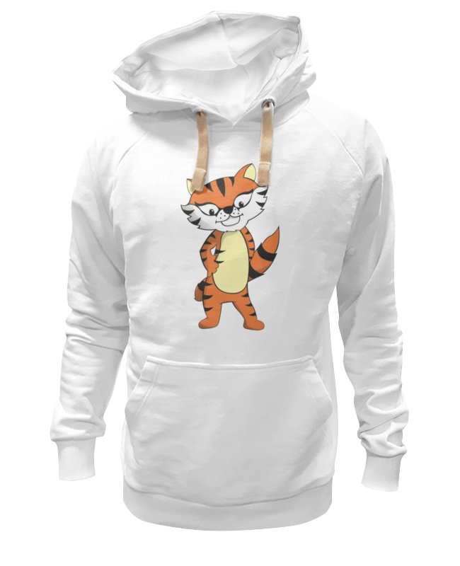Худи Printio Тигренок белое 2XL