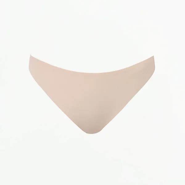 Трусы-стринги Zara Polyamide, бежево-розовый