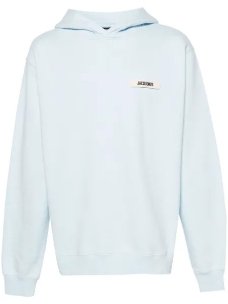 Jacquemus худи с логотипом, синий