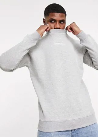 Серый свитшот с логотипом ellesse