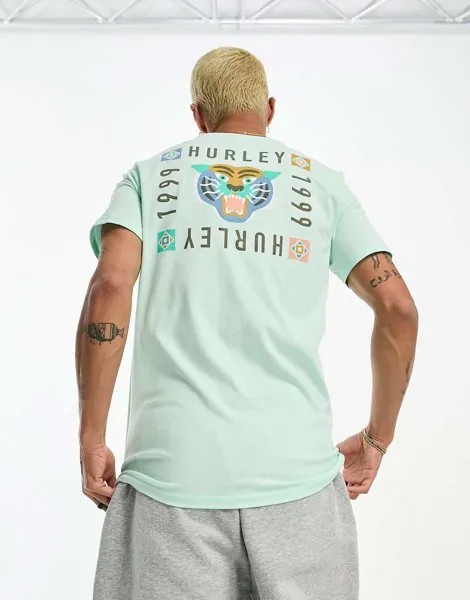 Мятная футболка Hurley Bengal