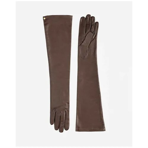 Перчатки Rindi, демисезон/зима, натуральная кожа, подкладка, размер 7, коричневый