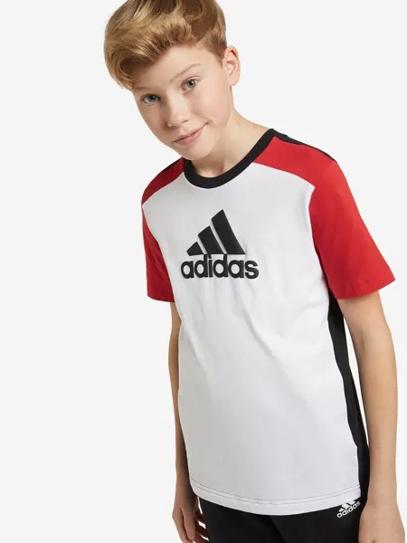 Футболка для мальчиков adidas Badge Of Sport, Белый