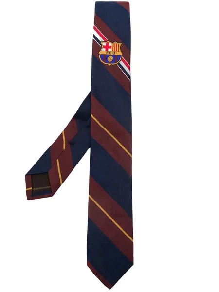Thom Browne галстук FC Barcelona с полосками RWB