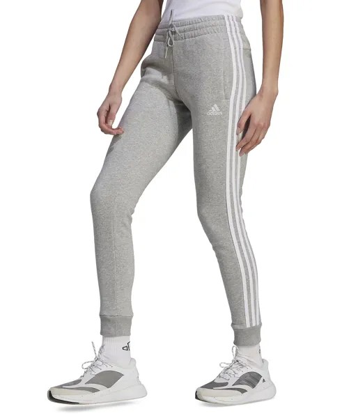 Женские спортивные штаны из флиса с 3 полосками Essentials adidas