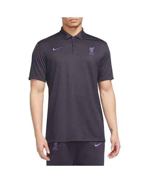 Мужская рубашка-поло Liverpool Victory Performance антрацитового цвета Nike