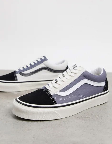 Кроссовки с черной/серой/белой отделкой Vans Anaheim Old Skool 36 DX-Мульти