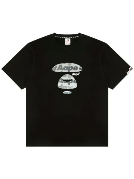 Футболка с принтом Milo AAPE BY *A BATHING APE, черный