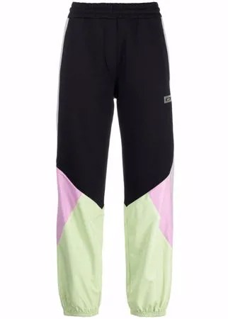 MSGM спортивные брюки со вставками
