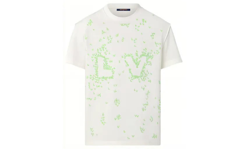 Футболка с вышивкой LV Spread Louis Vuitton, цвет Come with Original Gift Bag