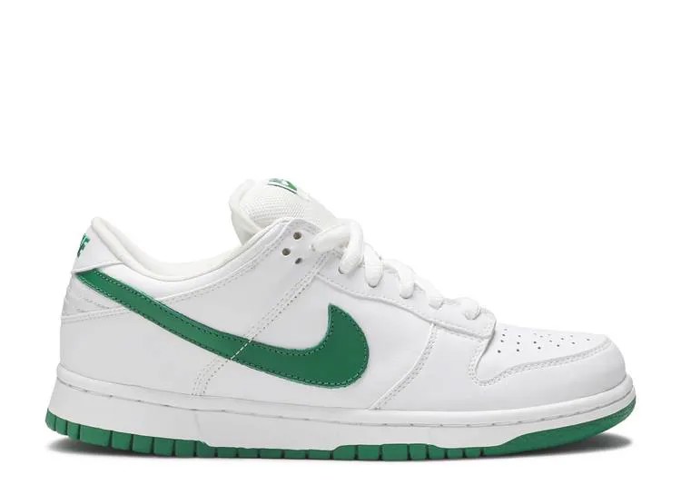 Кроссовки Nike DUNK LOW PRO SB 'WHITE CLASSIC GREEN', белый