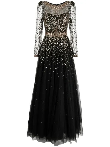 Декорированное платье Kuda Jenny Packham, черный