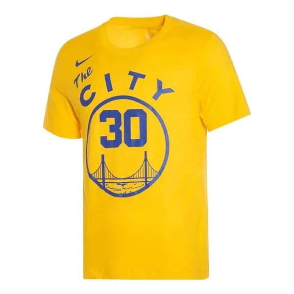 Футболка Nike x NBA Golden State Warriors T-Shirt 'Stephen Curry 30', желтый