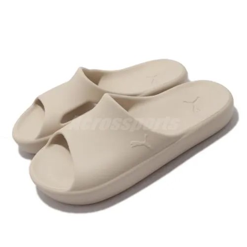 Мужские шлепанцы Puma Shibui Cat Putty цвета слоновой кости унисекс без шнурков 385296-03