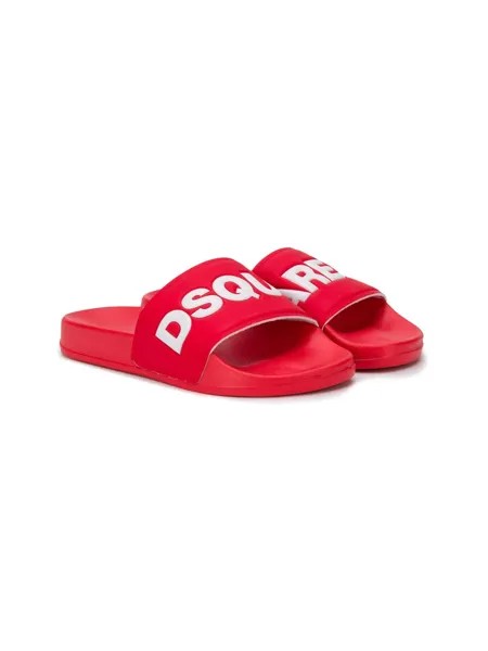 Dsquared2 Kids шлепанцы с логотипом