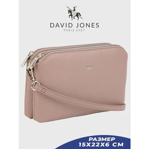 Сумка кросс-боди DAVID JONES, розовый