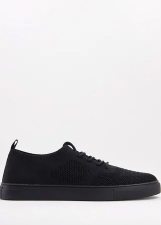Черные сетчатые кроссовки ASOS DESIGN-Черный цвет
