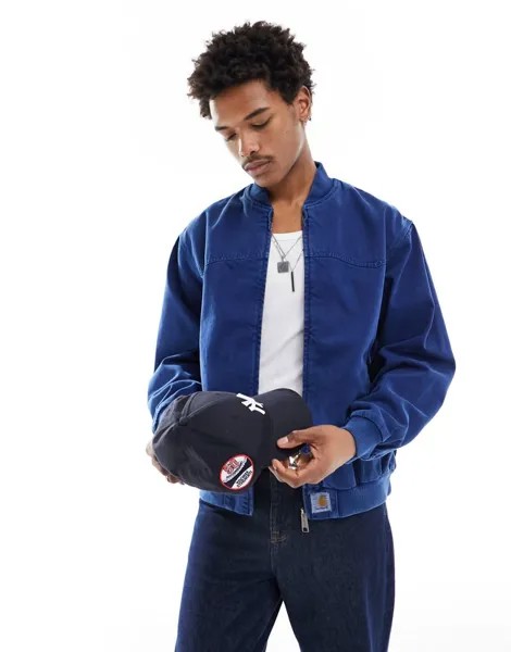 Carhartt WIP — Santa Fe — Синяя куртка-бомбер