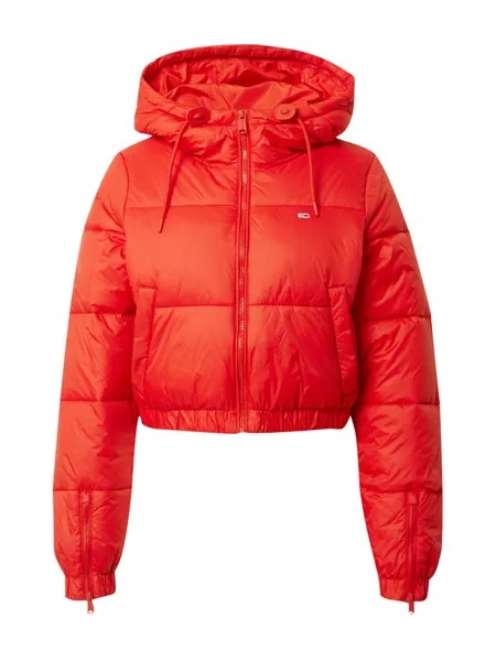 Межсезонная куртка Tommy Jeans, ярко-красный