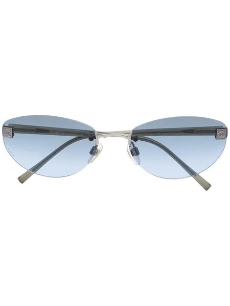 Chanel Pre-Owned солнцезащитные очки с эффектом градиента
