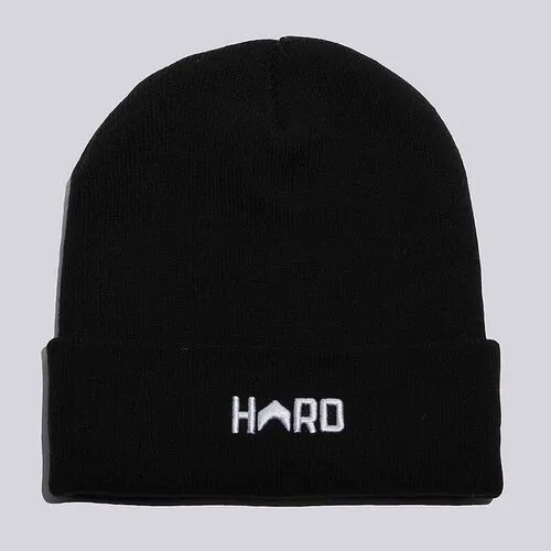 Шапка бини HARD, размер 50, черный