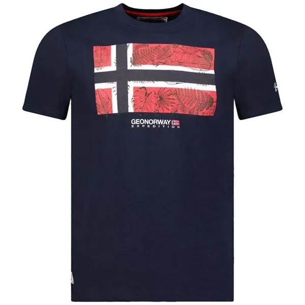 Sw1239Hgno мужская футболка с коротким рукавом Geographical Norway, синий