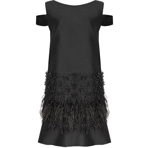 Платье Alberta Ferretti, вечернее, размер 40, черный