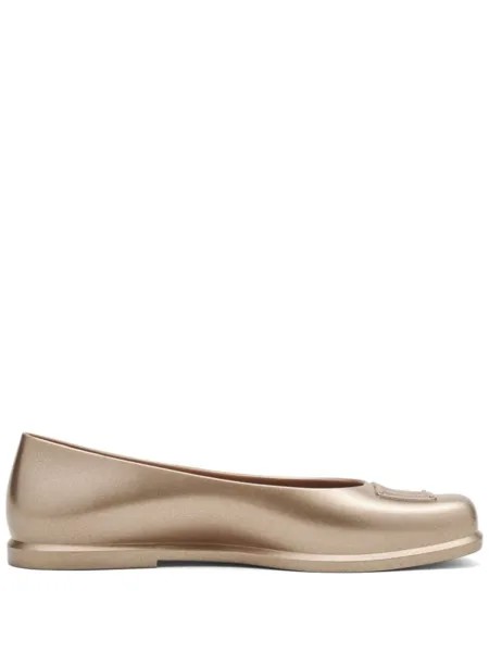 Marc Jacobs балетки из коллаборации с Melissa, золотистый