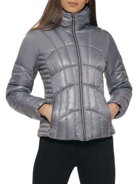 Стеганая куртка-пуховик Guess Grey