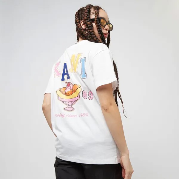 Футболка Small Signature Ice Cream Tee Karl Kani, цвет white