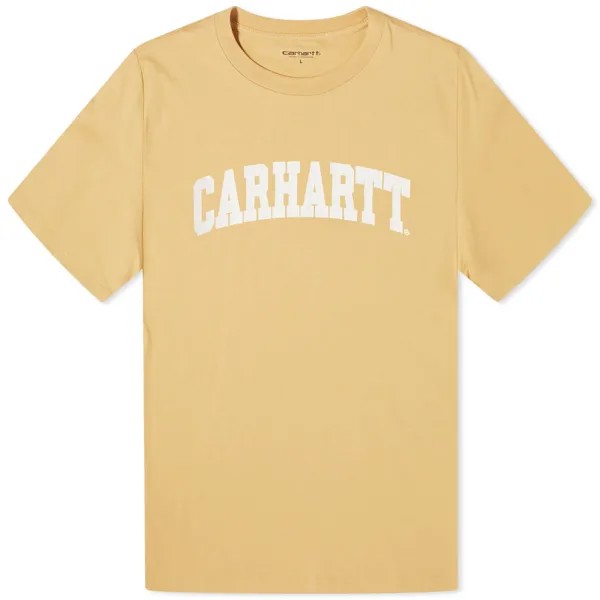 Футболка Carhartt Wip University, цвет Bourbon & White