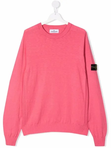 Stone Island Junior толстовка с нашивкой Compass