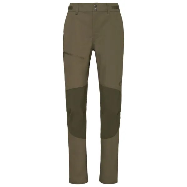 Трекинговые брюки Norrøna Women's Femund Mid Cotton, цвет Olive Night