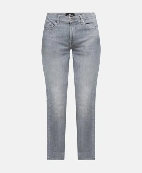 Джинсы узкого кроя 7 for all Mankind, цвет Slate Blue