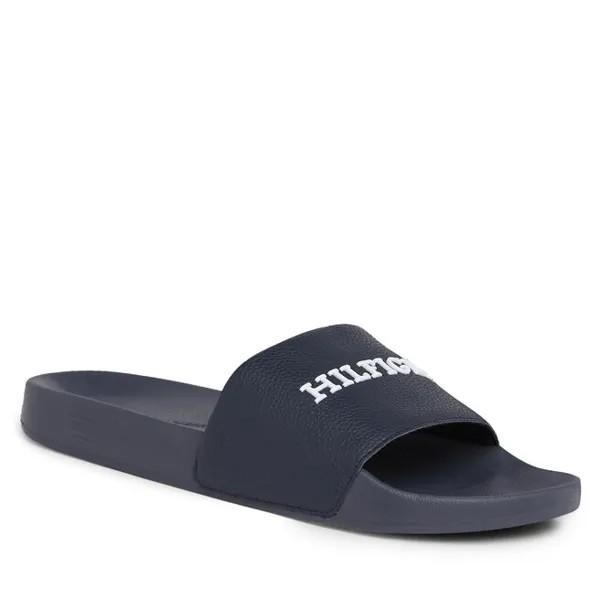 Шлепанцы Tommy Hilfiger ThEmbossed Pool, синий