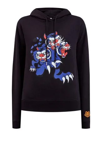Худи KENZO x KANSAIYAMAMOTO с принтом Three Tigers