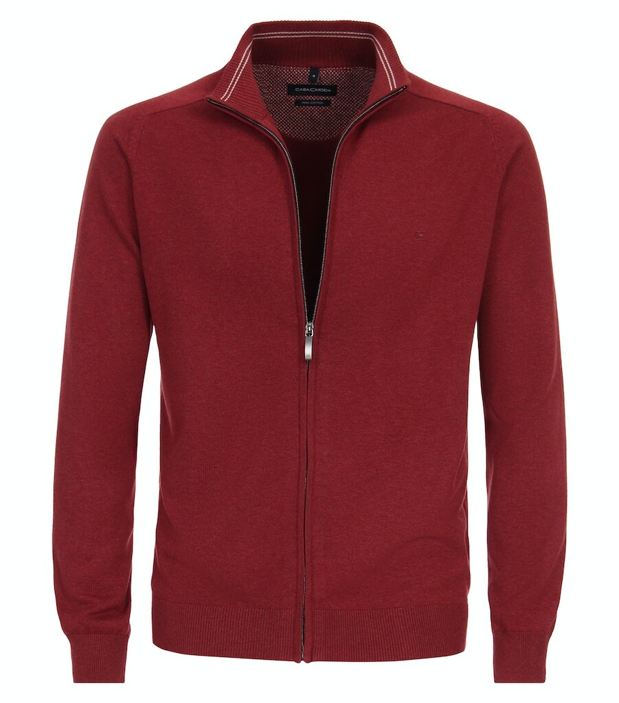 Пуловер CASAMODA Strickjacke uni 004450, красный