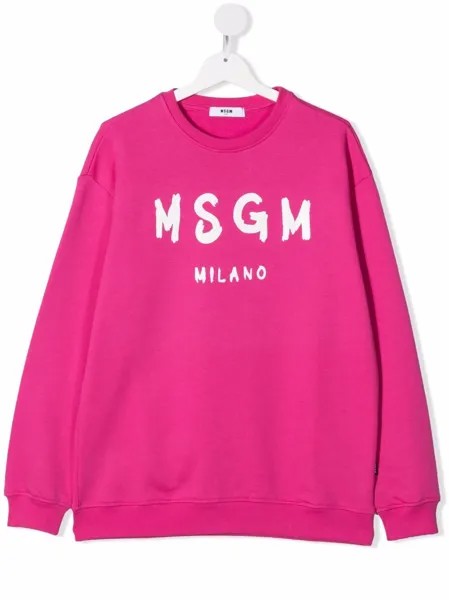 MSGM Kids толстовка с логотипом
