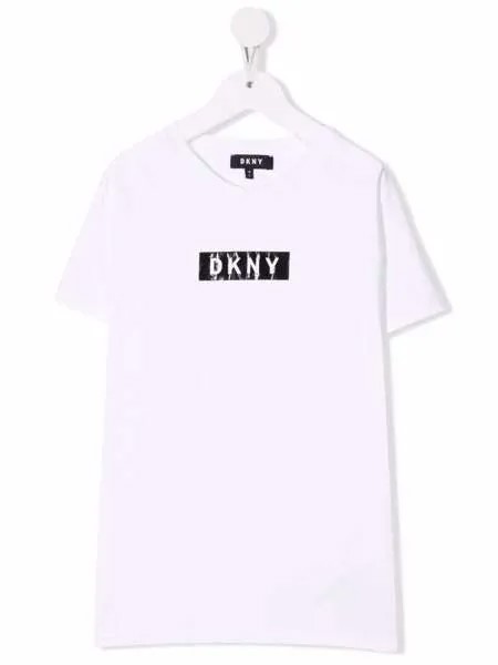 Dkny Kids футболка с логотипом