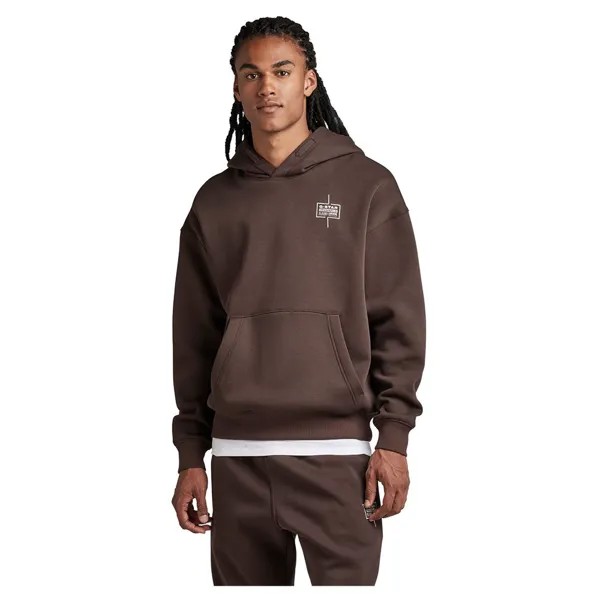 Худи G-Star Unisex Core Loose, коричневый