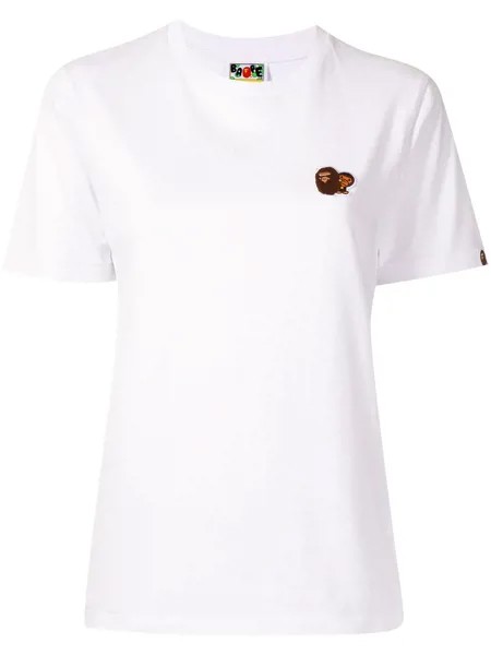 A BATHING APE® однотонная футболка с короткими рукавами